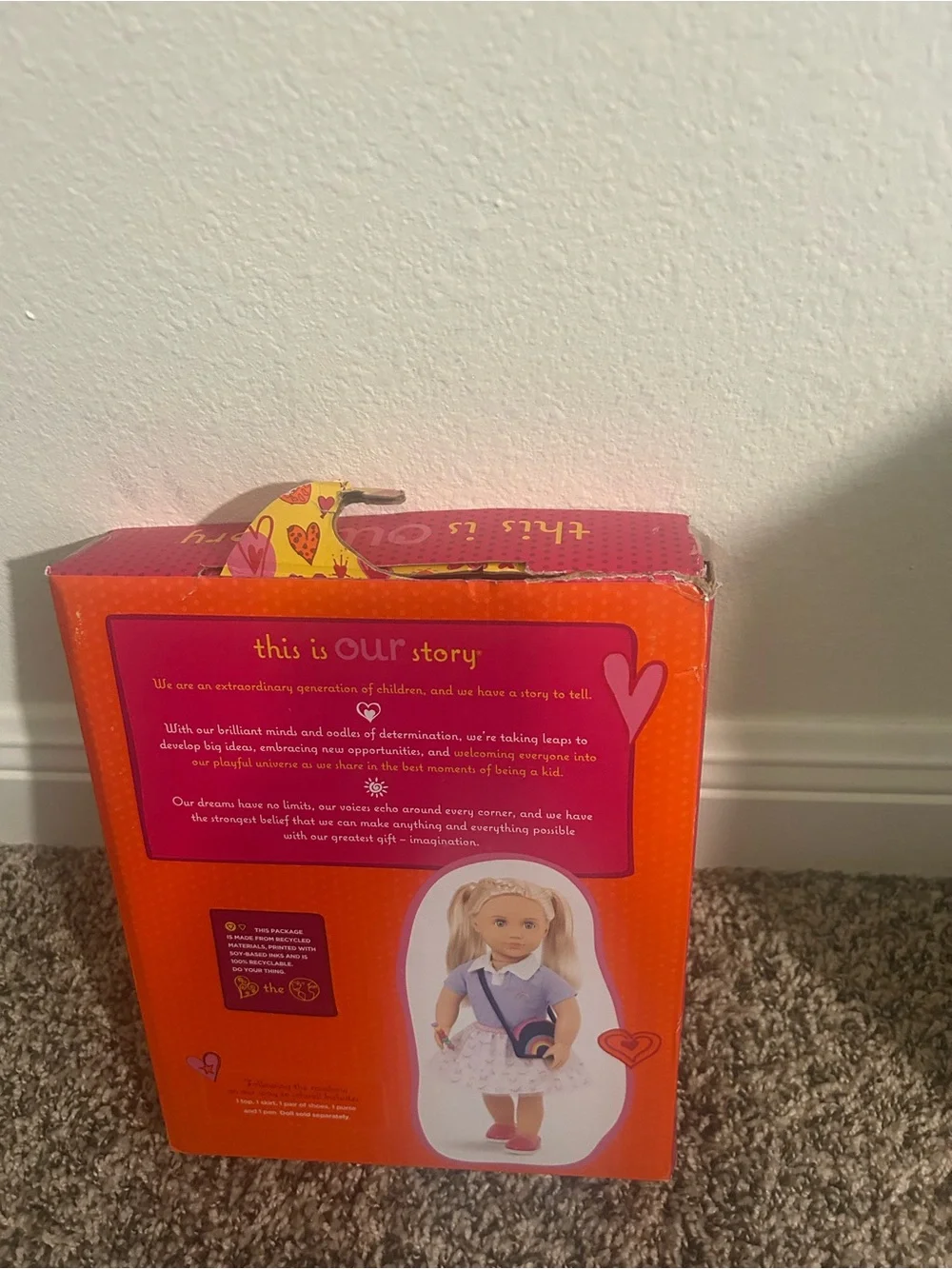 Our Generation Girl Rainbow Academy Doll Outfit